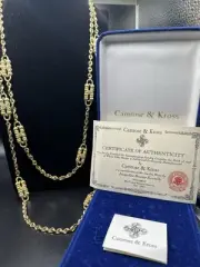 Jacqueline Kennedy Paperclip Necklace - Coco Chanel - NEW IN BOX with COA