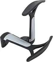 NOLITOY 2pcs Ergonomic Plastic Armrest Replacement for Office and Gaming Chairs Comfortable Upright Support Bracket for Computer Desk Use for Every User