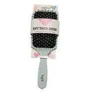 Soft Touch Brush Smooths & Detangles All Hair Types New Brush It