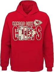 Outerstuff NFL Kids Youth 8-20 Official Team Color Game Day Touchdown Performance Primary Logo Long Sleeve Pullover Hoodie