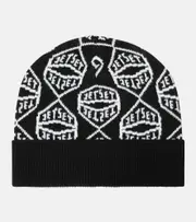 [Jet Set] Jet Set Logo wool-blend beanie One Size black
