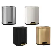 Step Trash Can 9L Foot Pedal Garbage Bin for Living Room Apartment Bathroom