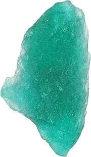 [REAL-GEMS] 34 Ct. Natural Quality Green Emerald Healing Crystal Raw Rough Loose Crystal for Healing, Jewelry Making, Decortaion GC-645