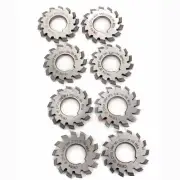 British HSS Gear Milling Cutter DP6/8/10/12/16 Pressure Angle 14.5° Degrees #1-8