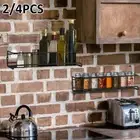 2/4PcsSpice Racks Spice Rack Organiser Hanging Spice Shelves for Kitchen Gowya
