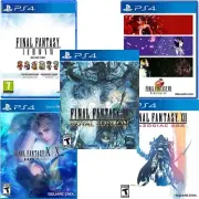 Final Fantasy I-VI (Anniversary Edition) + VIII + X/X-2 HD + XII + XV PS4 Bundle
