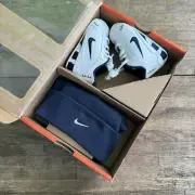 Vintage First Nike Shox R4 Gift Set Matching Hat CL+GP Size 2c Baby Navy / White