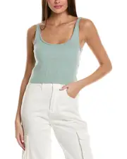 3.1 Phillip Lim Picot Stitch Wool-Blend Tank Top