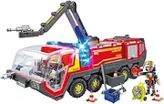 PLAYMOBIL City Action 5337 Airport Fire Vehicle with Light and Sound, from 4 Years