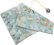 DOITOOL Fabric Book Sleeve Protector Decorative Flower Book Cover Reusable Protection Sleeve for Journals Soft Comfortable Stain Resistant Design Unique Ornamental Fabric Protector