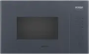 Smeg Linea Built-In 25L Microwve with Grill - Neptune Grey