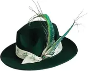 [L'ouve] Classic Fedora Hats for Men & Women Wide Brim Felt Hat Panama Dress Fedora Hat 2024