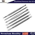 6 PCS Set Blackhead Remover Comedone Spot Acne Extractor Pimple Remover Tools