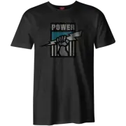 AFL Heritage Retro Tee Shirt - Port Adelaide Power - Generous Sizes -