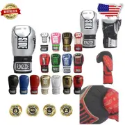 Durable Apex Silver/Black Sparring Gloves with Shock-Absorbing Padding - 16 Oz