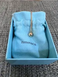 在飛比找Yahoo!奇摩拍賣優惠-Tiffany&Co Tiffany 18K 18K金 黃金