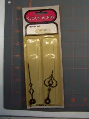 Vintage Primex Black Clock Hands Part # 7303 BL NOS