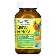 2 X MegaFood, Baby & Me 2, Prenatal Multi Minis, 120 Tablets