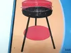 BBQ CHARCOAL GRILL PORTABLE BARBEQUE OUTDOOR CAMPING PICNIC HOMEART RED