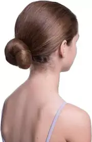 Bloch Womens Dance Standard Brown Hair Nets Qty 3