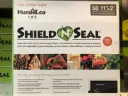Shield N Seal 11"x24" Vacuum Seal Storage Bags 50pc (5mil, BLACK/CLEAR, SNS300)