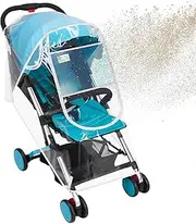 Stroller Rain Cover,Waterproof Stroller Cover Shield - Breathable Shade, Windproof Baby Stroller Rain Cover to Protect from Dust Snow Wind