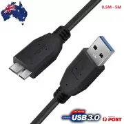 USB 3.0 Male A to Micro B Cable Cord for External Hard Drive HDD