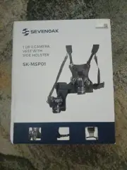Sevenoak Sk-msp01 1 Or 2 Camera Vest With Side Holster