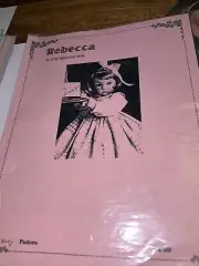 Doll Pattern “Rebecca” By Cindy Marschner Rolfe Body Pattern Only