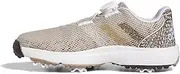 [adidas] unisex child Jr Codechaos 22 Boa Golf Shoe, Clear Brown/Brown/Light Purple, 5.5 Big Kid US