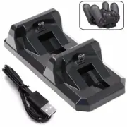 PS4 Controller Charger Dock Dual Station USB Fast Charging Stand Holder NEW AU