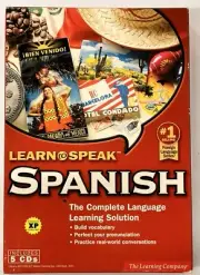 The Learning Company Learn to Speak Spanish CDs PC Language Course Software