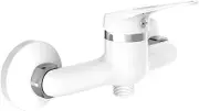 EISL NI168SCR-W Speed Shower Mixer Tap - Bathroom Single Lever Mixer With Easy Connection to Shower Hose - Chrome/White