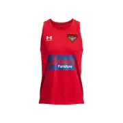 Essendon FC AFL UNDER ARMOUR Mens Training Singlet | RED by Sporting House