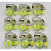 Scotch Expressions Tape, Greeen, 3/4 IN x 300 IN, Lot of 9 Rolls