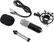 CORHAD 1 Set Set Wired Microphone Kit Versatile Condenser Microphone Set for Ktv Broadcasts Conferences Lightweight Durable Design