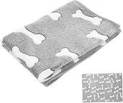 Happyyami Coral Fleece Dog and Cat Blanket Soft Comfortable Pet Throw for Sofa Washable Animal Blanket Versatile Nap and Travel Cover for Dogs and Cats