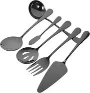 1 Set Cutlery Set Kitchen Supply Steak Fork Spoon Kit Kitchen Utensil Reusable Tableware Kit Metal Tableware Western Food Cutlery Stainless Steel Banquet Tool Household/1101