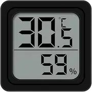 Digital Hygrometer Indoor - Accurate Room Thermometer & Humidity Monitor, Mini Temperature Humidity Gauge for Home, Bedroom, Baby Nursery, Greenhouse, Warehouse, Cellar (Battery Powered)