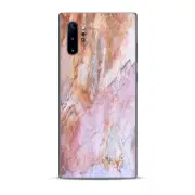 Skins Decal Wrap for Samsung Note 10 Plus Rose Peach Pink Marble Pattern