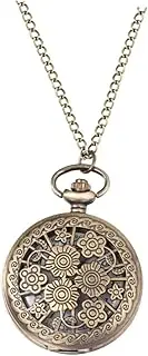 [ANDRESLAD] 1pc Retro Pocket Watch Clock Necklace Classic Pocket Watch Retro Watch Pocket Watch with Chain Pocket Watches for Men Pocket Watch Chain Retro Decor Quartz Pocket Watch