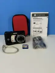 GE Smart Series M140 14.1MP Digital Camera - Black W/ Manual, Cable SD Case New