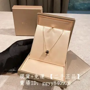 精品二手 Bvlgari 寶格麗 B.zero1 黑色陶瓷項鏈 項鍊 男女同款