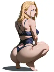 Olivier Mira Armstrong Full Metal Alchemist FMAB Waifu Anime Sticker 6 Car Decal