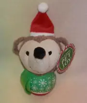 HOLIDAY TIME * PLUSH SQUEAK TOY PLUS TENNIS BALL * MOUSE * 6 INCH * NEW *