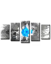 Ready2HangArt Inkd XI Wrapped Canvas Wall Art by Tristan Scott