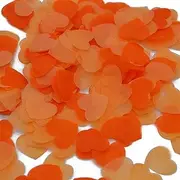 Party Decor 2.5cm 1000pcs Heart Shape Multicolor Paper Confetti Balloon Filler Table Decoration Engagement Event Party Supplies (Color : M04, Size : 25mm)