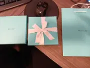 10 Total Tiffany & Co. Empty Gift Boxes With Bag & Lid