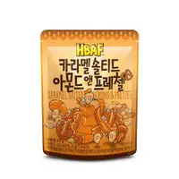 在飛比找蝦皮購物優惠-韓國 HBAF 蜂蜜杏仁果 焦糖杏仁果與蝴蝶餅口味 40g隨