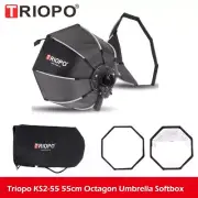 Triopo Softbox 21.6in/55cm Octagon Umbrella Photography Softbox (KS2-55)